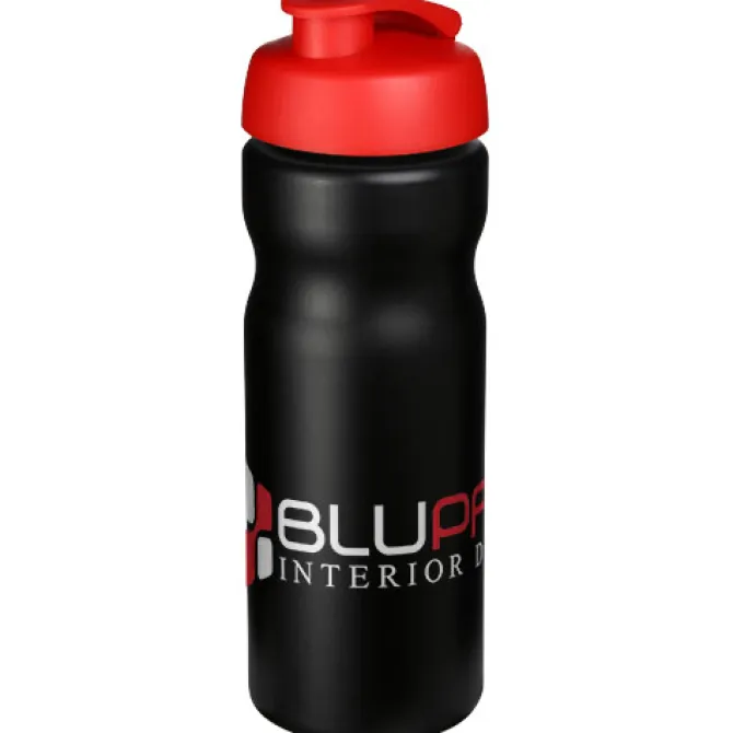 Bidon Baseline® Plus o pojemności 650 ml z otwieranym wieczkiem / Czarny 21068514