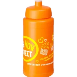 Bidon Baseline® Plus o pojemności 500 ml z wieczkiem sportowym / Czarny 21068814