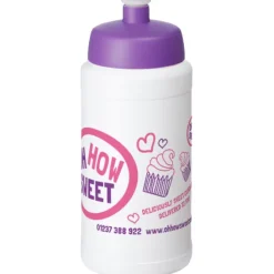 Bidon Baseline® Plus o pojemności 500 ml ze sportowym wieczkiem i uchwytem / Czarny 21068711