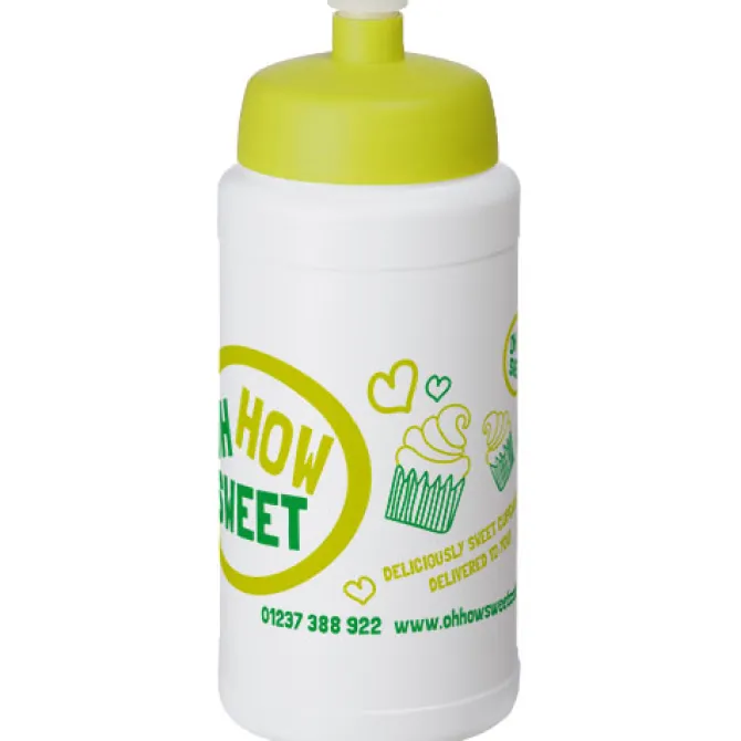 Bidon Baseline® Plus o pojemności 500 ml ze sportowym wieczkiem i uchwytem / Biały 21068706