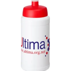 Bidon Baseline® Plus o pojemności 500 ml ze sportowym wieczkiem i uchwytem / Biały 21068703