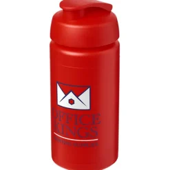 Bidon Baseline® Plus o pojemności 500 ml z wieczkiem zaciskowym i uchwytem / Czerwony 21007220