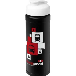 Bidon Baseline® Plus o pojemności 750 ml z wieczkiem zaciskowym / Czarny 21007012