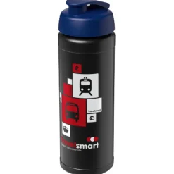 Bidon Baseline® Plus o pojemności 750 ml z wieczkiem zaciskowym / Czarny 21007013
