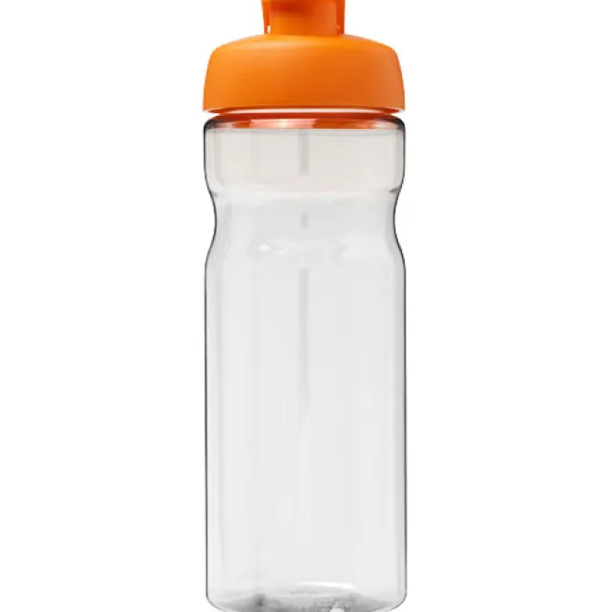 Bidon H2O Active® Base Tritan™ o pojemności 650 ml z klapką / Przezroczysty bezbarwny 21043617