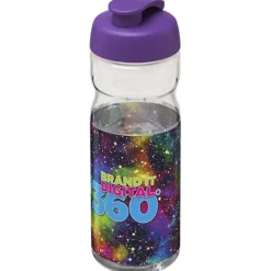 Bidon H2O Active® Base Tritan™ o pojemności 650 ml z klapką / Czerwony 21043606
