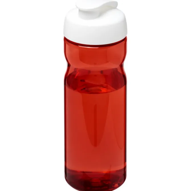 Bidon H2O Active® Base Tritan™ o pojemności 650 ml z klapką / Przezroczysty bezbarwny 21043618