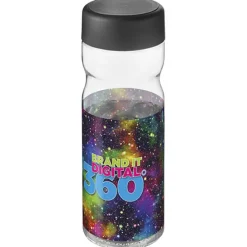 Bidon H2O Active® Base Tritan™ o pojemności 650 ml z zakrętką / Przezroczysty bezbarwny 21043809