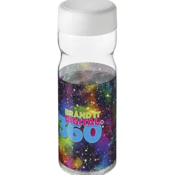 Bidon H2O Active® Base Tritan™ o pojemności 650 ml z zakrętką / Przezroczysty bezbarwny 21043808