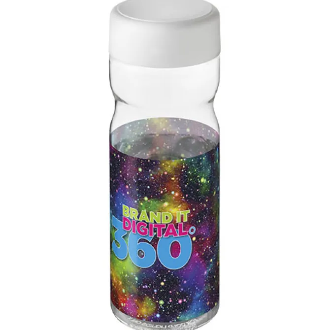 Bidon H2O Active® Base Tritan™ o pojemności 650 ml z zakrętką / Przezroczysty bezbarwny 21043808