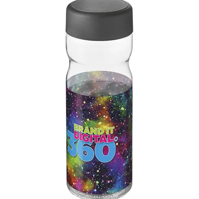 Bidon H2O Active® Base Tritan™ o pojemności 650 ml z zakrętką / Przezroczysty bezbarwny 21043811