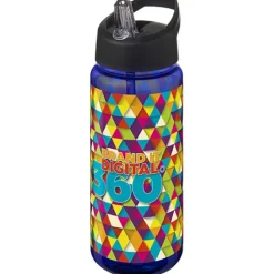 Bidon H2O Active® Octave Tritan™ o pojemności 600 ml z dzióbkiem / Niebieski 21044605