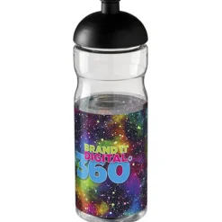 Bidon H2O Base® o pojemności 650 ml z wypukłym wieczkiem / Przezroczysty 21004700