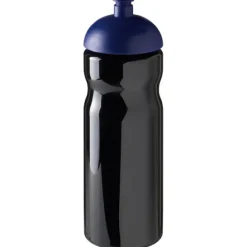 Bidon H2O Base® o pojemności 650 ml z wypukłym wieczkiem / Czarny 21004712