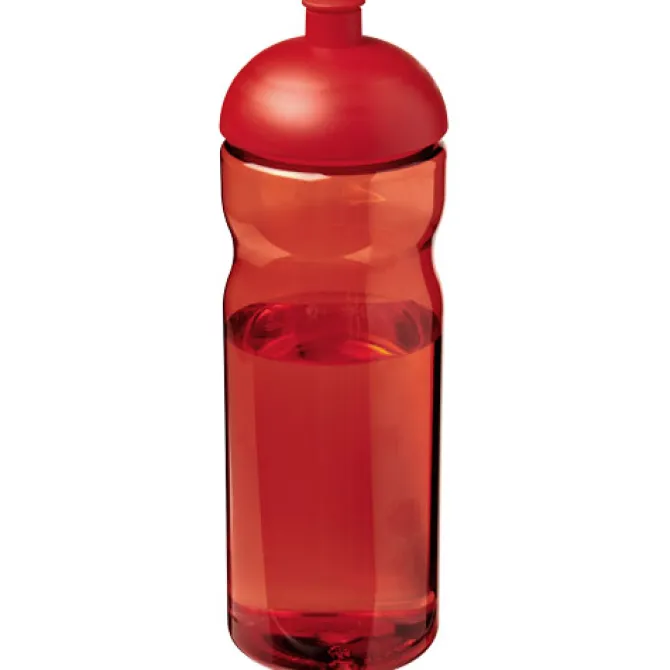 Bidon H2O Base® o pojemności 650 ml z wypukłym wieczkiem / Czerwony 21004721