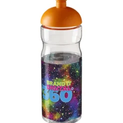 Bidon H2O Base® o pojemności 650 ml z wypukłym wieczkiem / Przezroczysty 21004707
