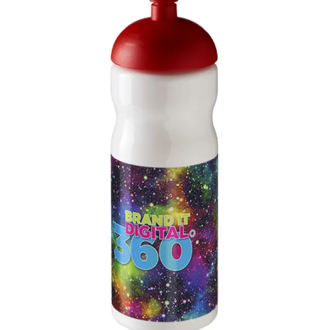 Bidon H2O Base® o pojemności 650 ml z wypukłym wieczkiem / Biały 21004718