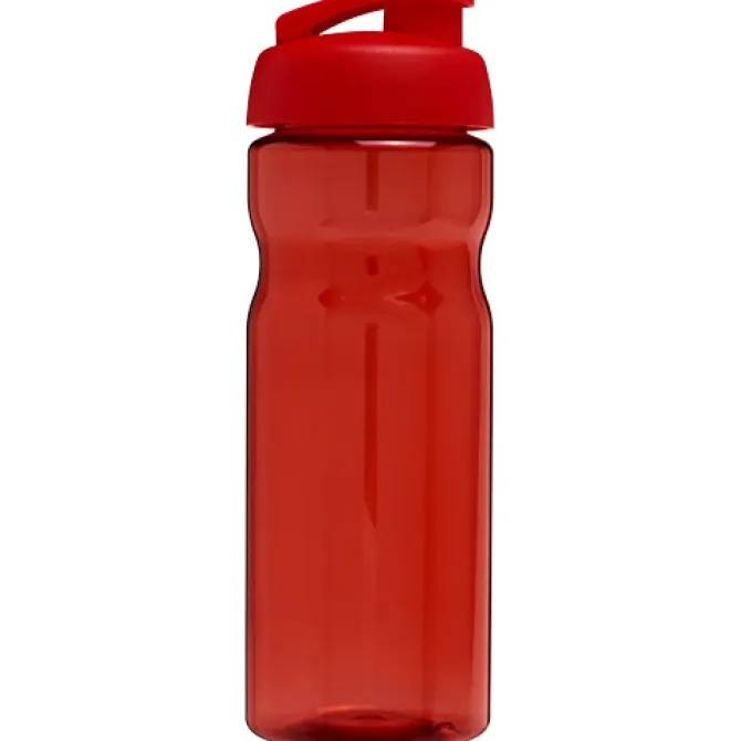 Bidon H2O Base® o pojemności 650 ml z wieczkiem zaciskowym / Czerwony 21004521
