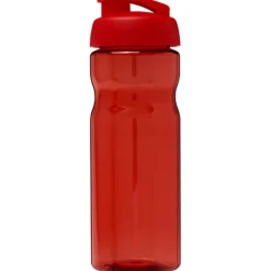 Bidon H2O Base® o pojemności 650 ml z wieczkiem zaciskowym / Czerwony 21004521