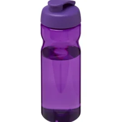 Bidon H2O Base® o pojemności 650 ml z wieczkiem zaciskowym / Fioletowy 21004522