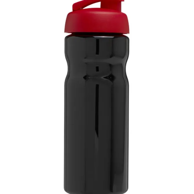 Bidon H2O Base® o pojemności 650 ml z wieczkiem zaciskowym / Czarny 21004514