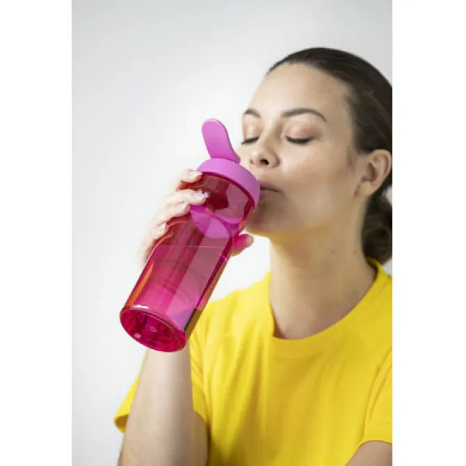 Bidon H2O Base® o pojemności 650 ml z wieczkiem zaciskowym / Przezroczysty 21004510