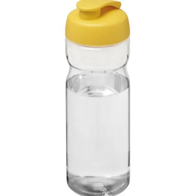 Bidon H2O Base® o pojemności 650 ml z wieczkiem zaciskowym / Przezroczysty 21004510