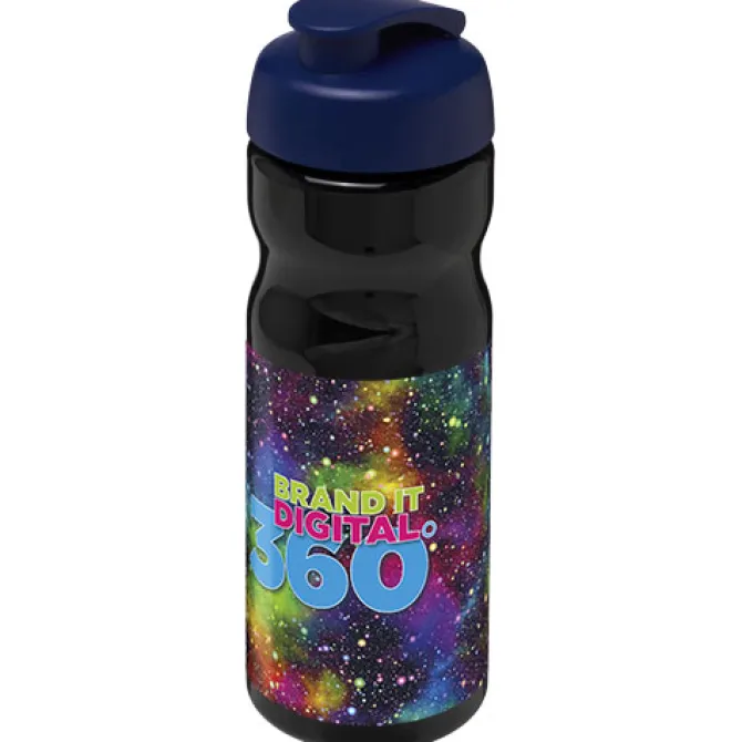 Bidon H2O Base® o pojemności 650 ml z wieczkiem zaciskowym / Przezroczysty 21004508