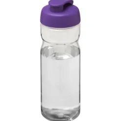 Bidon H2O Base® o pojemności 650 ml z wieczkiem zaciskowym / Przezroczysty 21004509