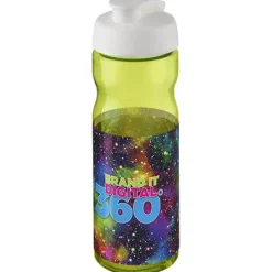 Bidon H2O Base® o pojemności 650 ml z wieczkiem zaciskowym / Magenta 21004527