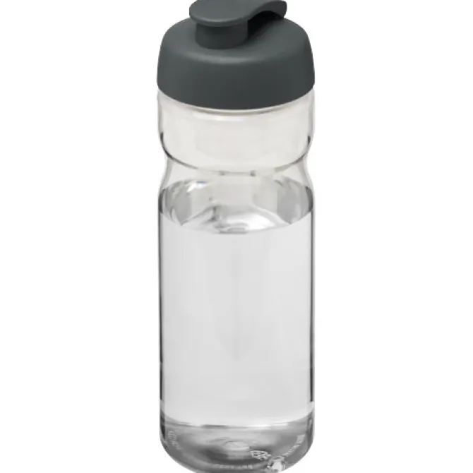 Bidon H2O Base® o pojemności 650 ml z wieczkiem zaciskowym / Przezroczysty 21004523