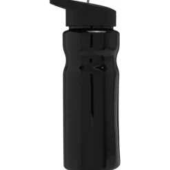 Bidon H2O Base® o pojemności 650 ml z wieczkiem z słomką / Czarny 21004901