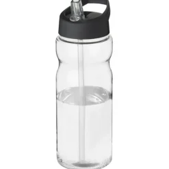 Bidon H2O Base® o pojemności 650 ml z wieczkiem z słomką / Przezroczysty 21004900