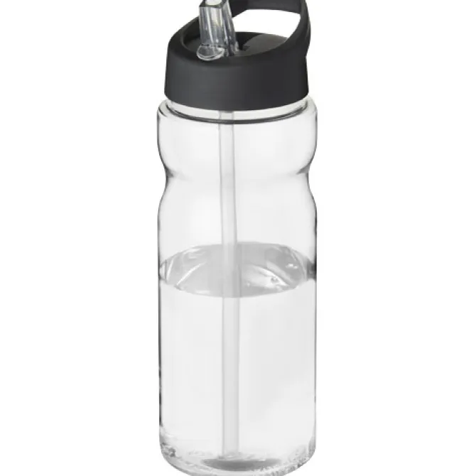 Bidon H2O Base® o pojemności 650 ml z wieczkiem z słomką / Przezroczysty 21004900