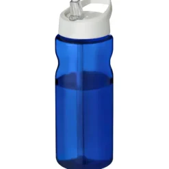 Bidon H2O Base® o pojemności 650 ml z wieczkiem z słomką / Niebieski 21004911