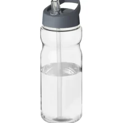 Bidon H2O Base® o pojemności 650 ml z wieczkiem z słomką / Przezroczysty 21004926