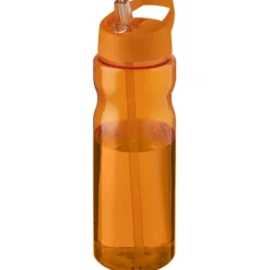Bidon H2O Base® o pojemności 650 ml z wieczkiem z słomką / Przezroczysty 21004918