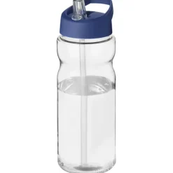 Bidon H2O Base® o pojemności 650 ml z wieczkiem z słomką / Przezroczysty 21004915