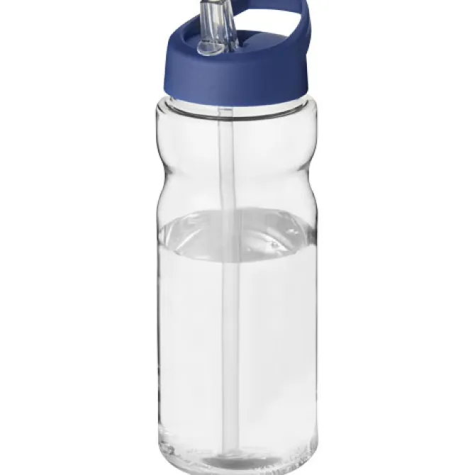 Bidon H2O Base® o pojemności 650 ml z wieczkiem z słomką / Przezroczysty 21004915