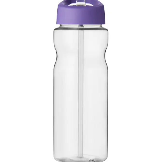 Bidon H2O Base® o pojemności 650 ml z wieczkiem z słomką / Przezroczysty 21004921