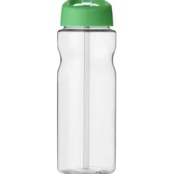 Bidon H2O Base® o pojemności 650 ml z wieczkiem z słomką / Przezroczysty 21004917