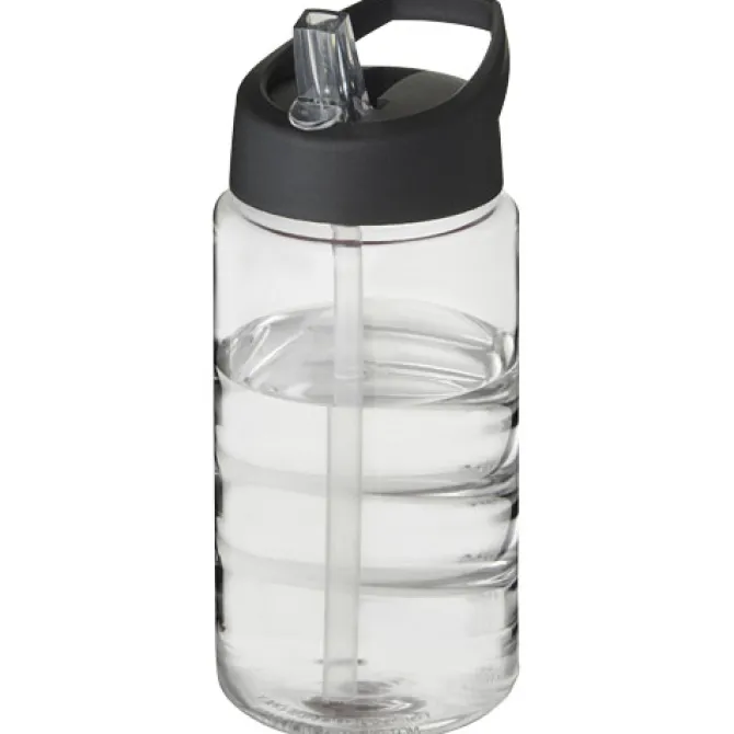 Bidon H2O Bop o pojemności 500 ml z wieczkiem z dzióbkiem / Niebieski 21088305