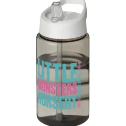 Bidon H2O Bop o pojemności 500 ml z wieczkiem z dzióbkiem / Ciemnografitowy 21088309