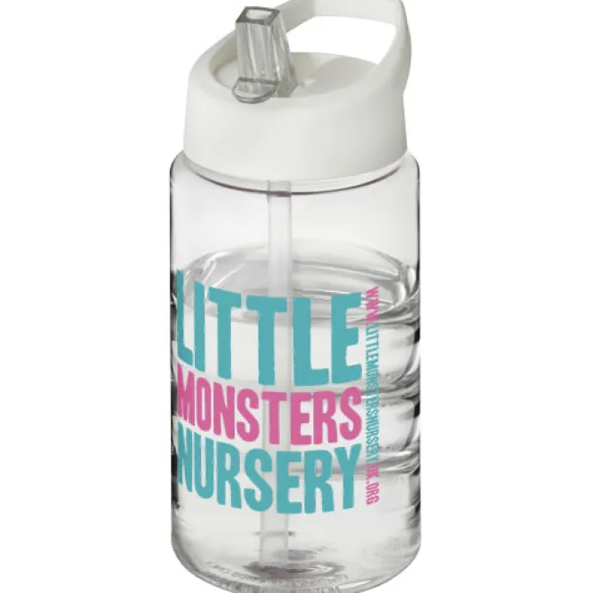 Bidon H2O Bop o pojemności 500 ml z wieczkiem z dzióbkiem / Przezroczysty 21088311