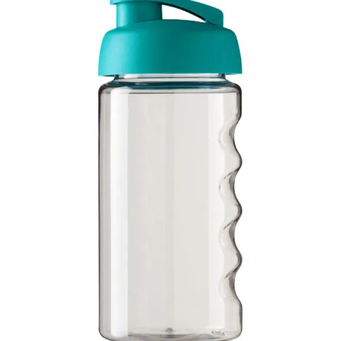 Bidon H2O Bop® o pojemności 500 ml z wieczkiem zaciskowym / Przezroczysty 21005006