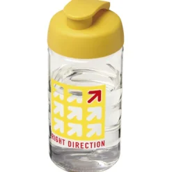 Bidon H2O Bop® o pojemności 500 ml z wieczkiem zaciskowym / Przezroczysty 21005010