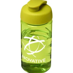 Bidon H2O Bop® o pojemności 500 ml z wieczkiem zaciskowym / Limonka 21005017