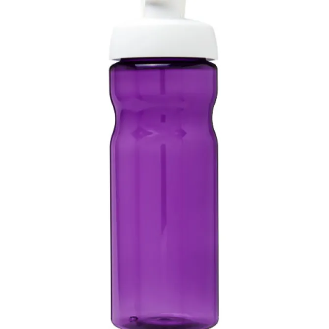 Bidon H2O Eco o pojemności 650 ml z wieczkiem zaciskowym / Fioletowy 21009718
