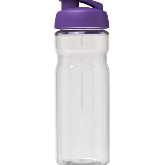 Bidon H2O Eco o pojemności 650 ml z wieczkiem zaciskowym / Przezroczysty 21009796