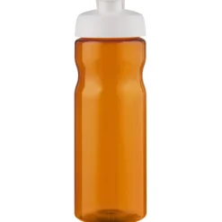 Bidon H2O Eco o pojemności 650 ml z wieczkiem zaciskowym / Pomarańczowy 21009723